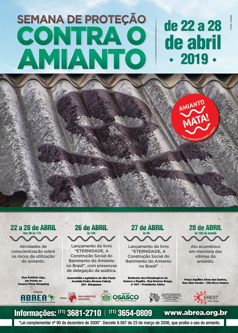 cartaz amianto